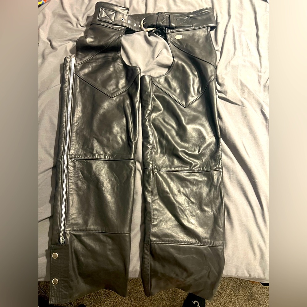 Genuine Harley-Davidson Women’s Leather Chaps Medium